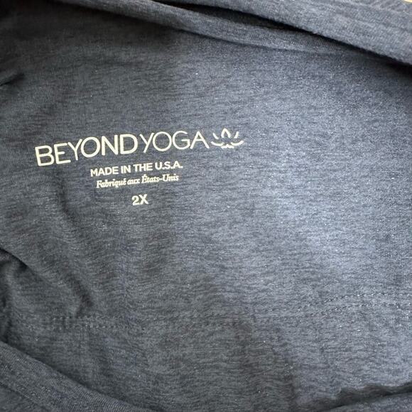 Beyond Yoga Spacedye Under Lock & Key Dress Women's Built in Bra Blue Size 2X - Picture 7 of 7